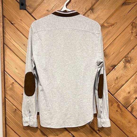 Zara Men's Grey Button-Up Large - Picture 4 of 4